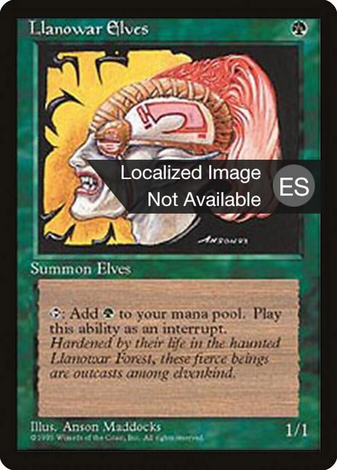 Elfos de Llanowar / Llanowar Elves - Magic: The Gathering - MoxLand