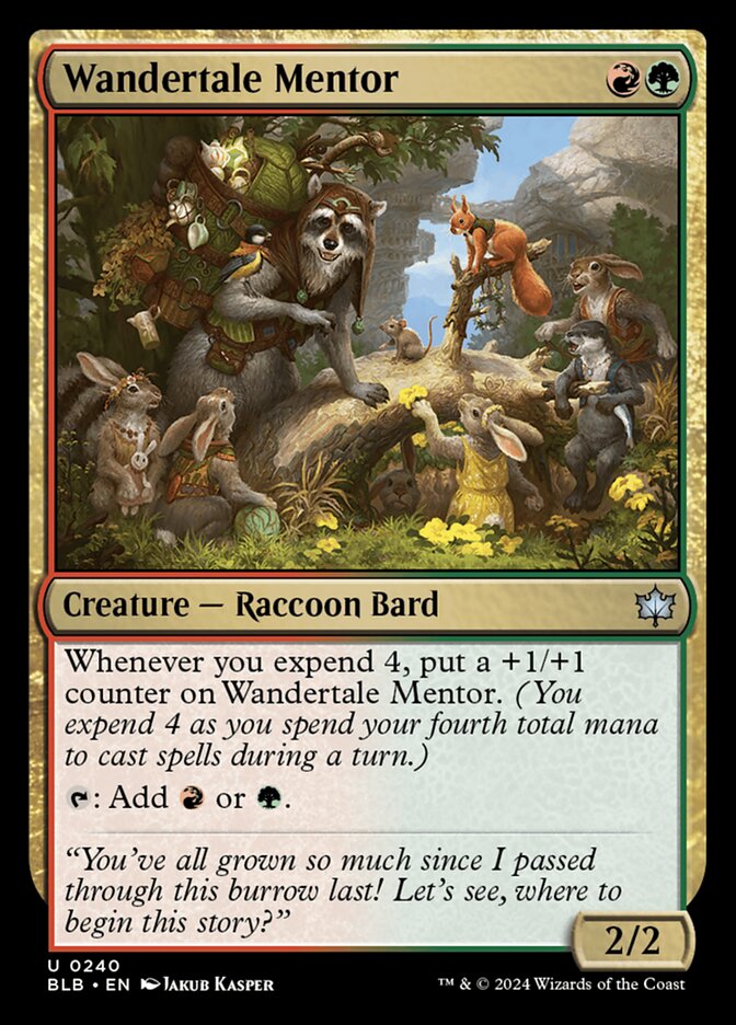 Mentor dos Contos Vagantes / Wandertale Mentor - Magic: The Gathering - MoxLand