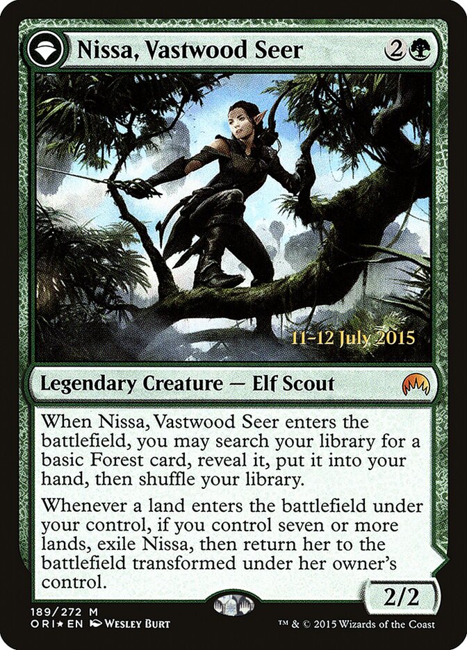 Nissa, Vidente de Matavasta / Nissa, Vastwood Seer - Magic: The Gathering - MoxLand