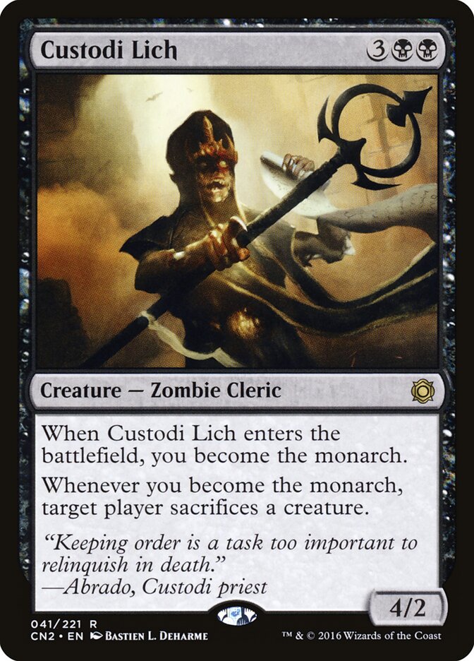 Custodi Lich - Magic: The Gathering - MoxLand
