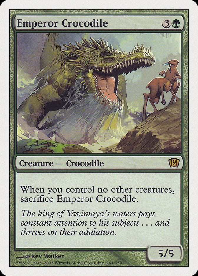 Crocodilo Imperador / Emperor Crocodile - Magic: The Gathering - MoxLand