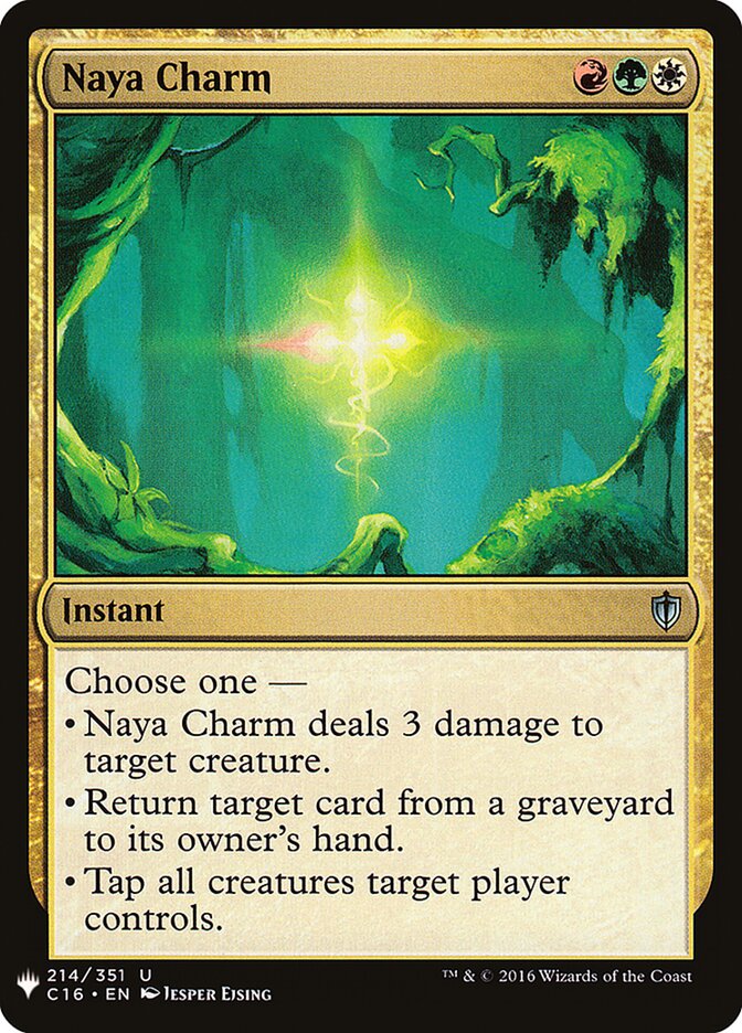 Medalhão de Naya / Naya Charm - Magic: The Gathering - MoxLand
