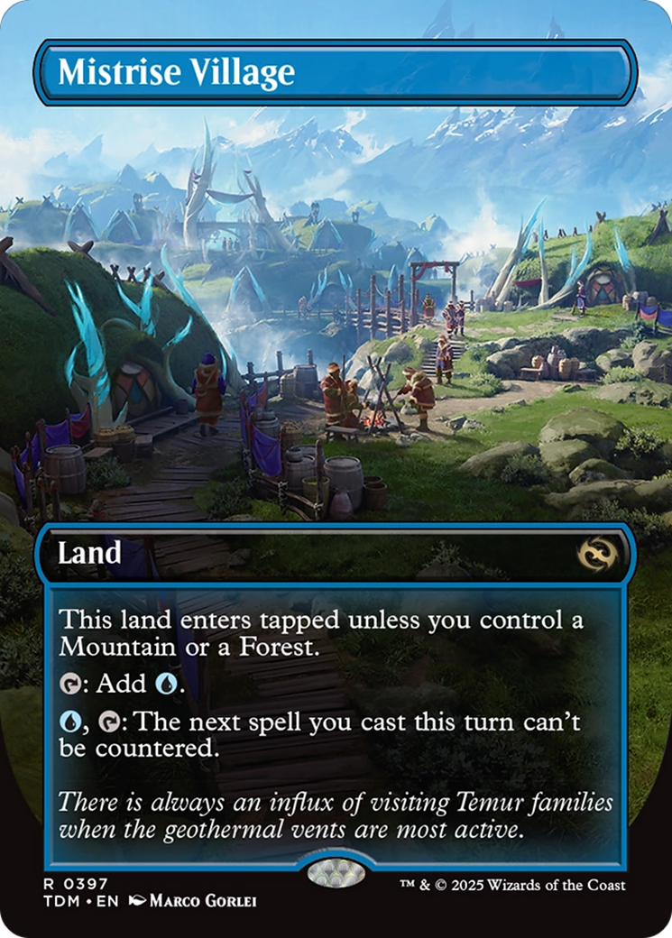 Aldeia de Nevoalta / Mistrise Village - Magic: The Gathering - MoxLand