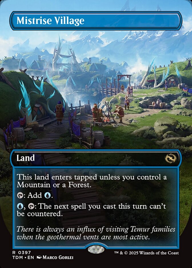 Aldeia de Nevoalta / Mistrise Village - Magic: The Gathering - MoxLand