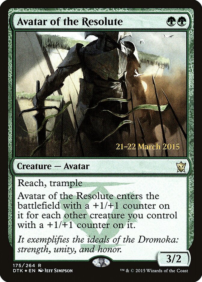 Avatar dos Resolutos / Avatar of the Resolute - Magic: The Gathering - MoxLand