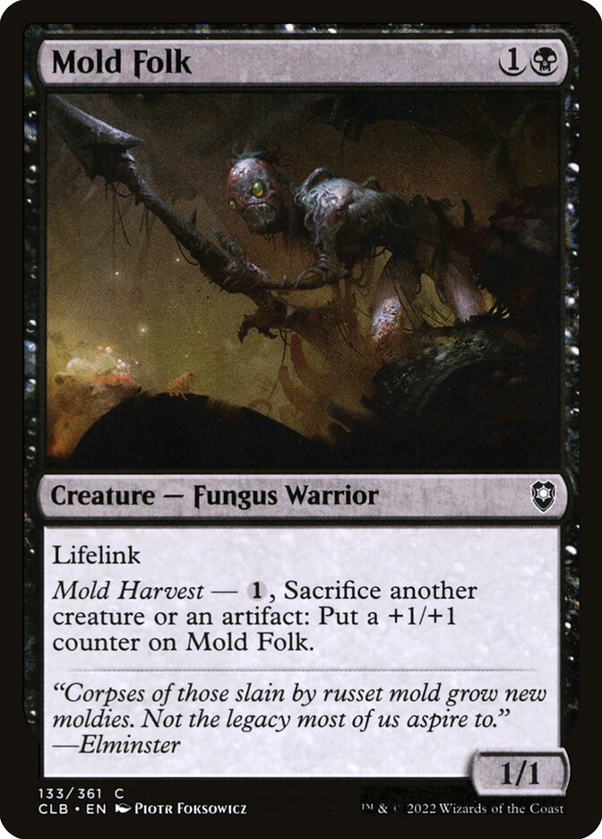 Bolorentos / Mold Folk - Magic: The Gathering - MoxLand
