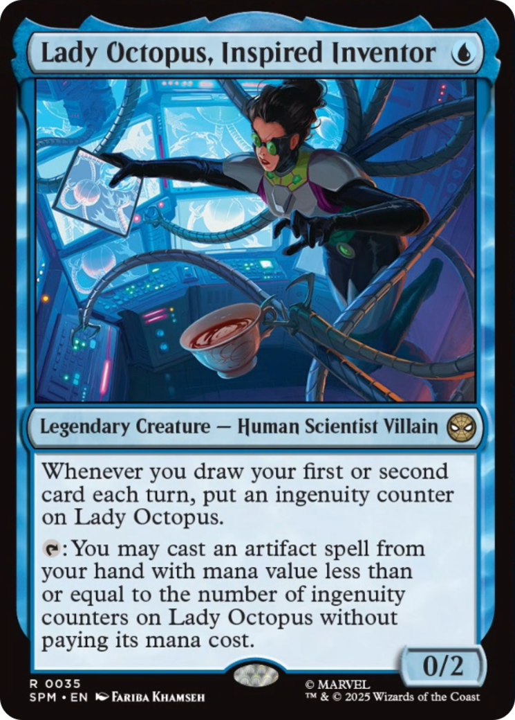 Lady Octopus, Inspired Inventor - Magic: The Gathering - MoxLand