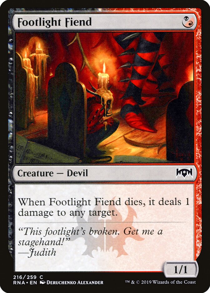 Demônio da Ribalta / Footlight Fiend - Magic: The Gathering - MoxLand