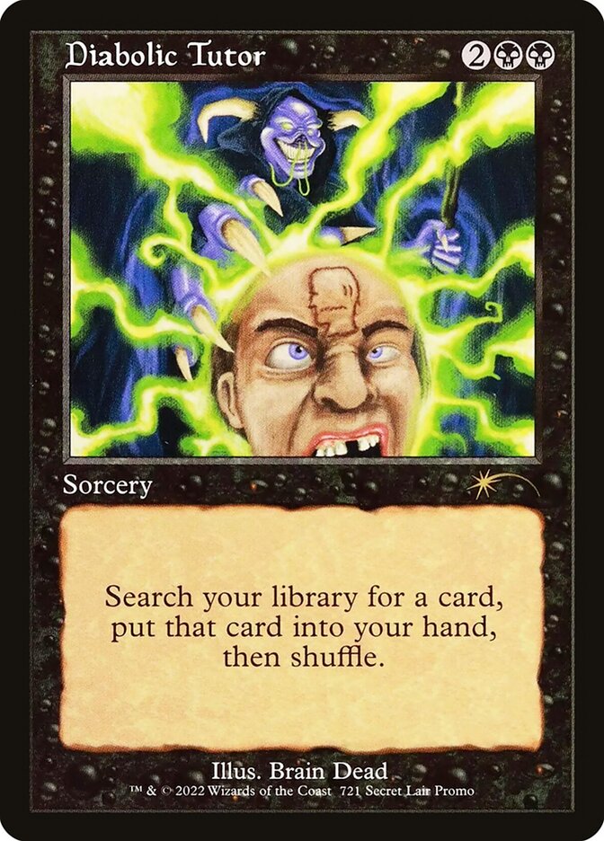 Tutor Diabólico / Diabolic Tutor - Magic: The Gathering - MoxLand
