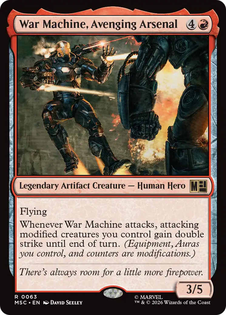 War Machine, Avenging Arsenal - Magic: The Gathering - MoxLand