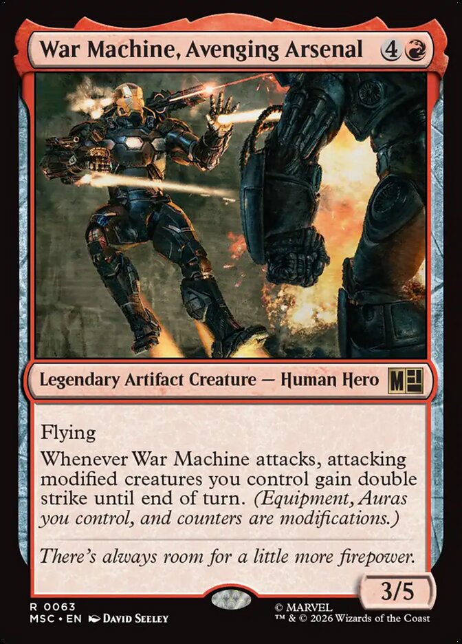 War Machine, Avenging Arsenal - Magic: The Gathering - MoxLand