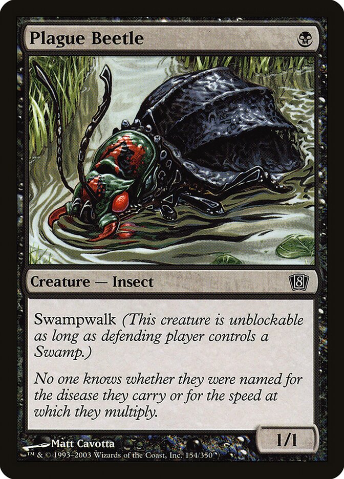 Besouro Pestilento / Plague Beetle - Magic: The Gathering - MoxLand