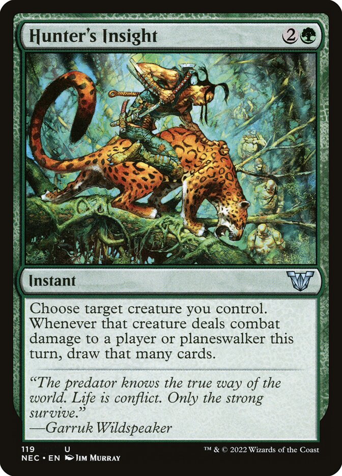Percepção do Caçador / Hunter's Insight - Magic: The Gathering - MoxLand