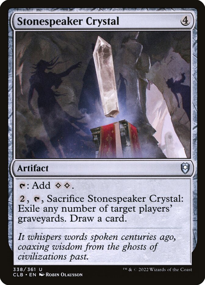 Cristal do Orador das Pedras / Stonespeaker Crystal - Magic: The Gathering - MoxLand