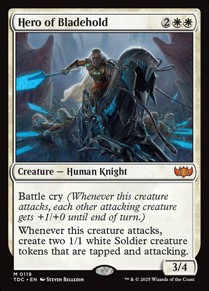 Herói de Bladehold / Hero of Bladehold - Magic: The Gathering - MoxLand
