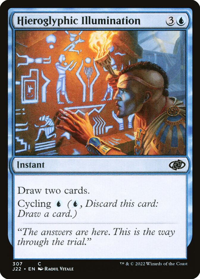 Iluminação Hieroglífica / Hieroglyphic Illumination - Magic: The Gathering - MoxLand