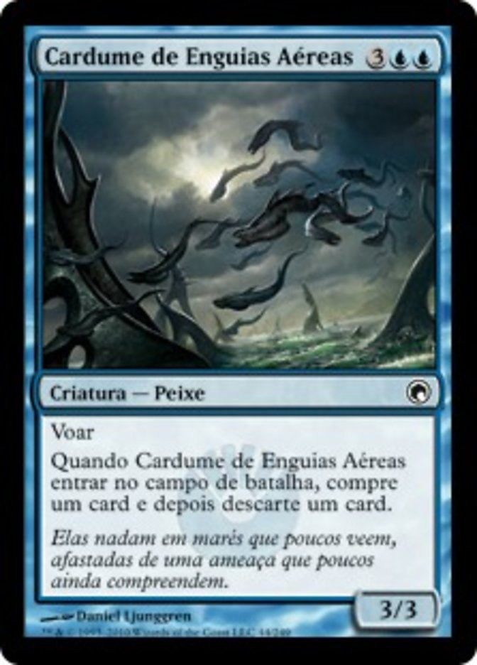 Cardume de Enguias Aéreas / Sky-Eel School - Magic: The Gathering - MoxLand