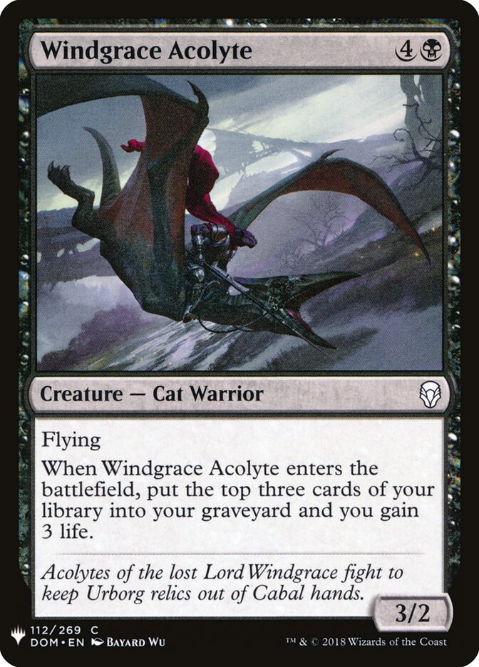 Acólito de Windgrace / Windgrace Acolyte - Magic: The Gathering - MoxLand