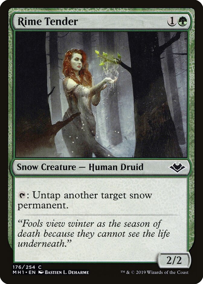 Protetora da Geada / Rime Tender - Magic: The Gathering - MoxLand