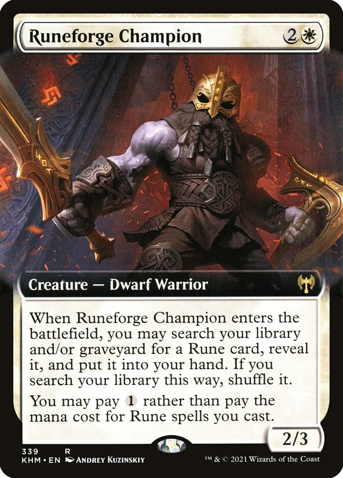 Campeão da Forja Rúnica / Runeforge Champion - Magic: The Gathering - MoxLand