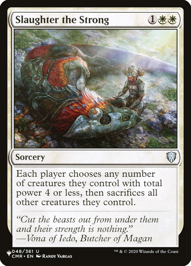 Matar os Fortes / Slaughter the Strong - Magic: The Gathering - MoxLand