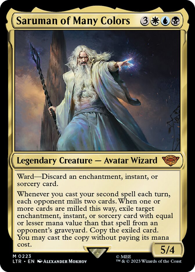 Saruman das Muitas Cores / Saruman of Many Colors - Magic: The Gathering - MoxLand