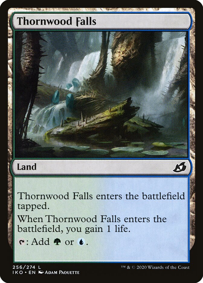 Cachoeira dos Espinhos / Thornwood Falls - Magic: The Gathering - MoxLand