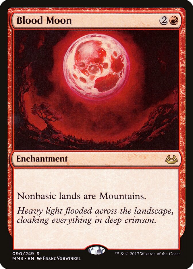 Lua Sangrenta / Blood Moon - Magic: The Gathering - MoxLand