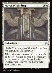 Oração do Aprisionamento / Prayer of Binding - Magic: The Gathering - MoxLand
