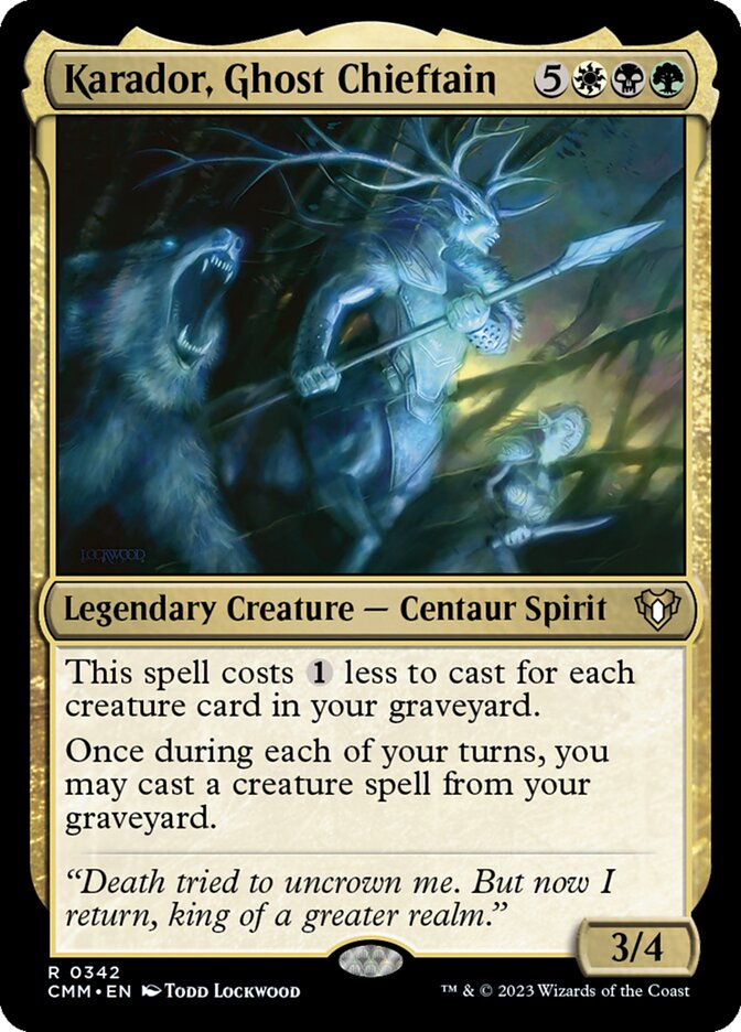 Karador, Cacique Fantasma / Karador, Ghost Chieftain - Magic: The Gathering - MoxLand