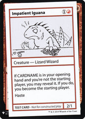 Impatient Iguana - Magic: The Gathering - MoxLand