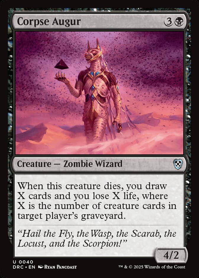 Áugure Cadáver / Corpse Augur - Magic: The Gathering - MoxLand