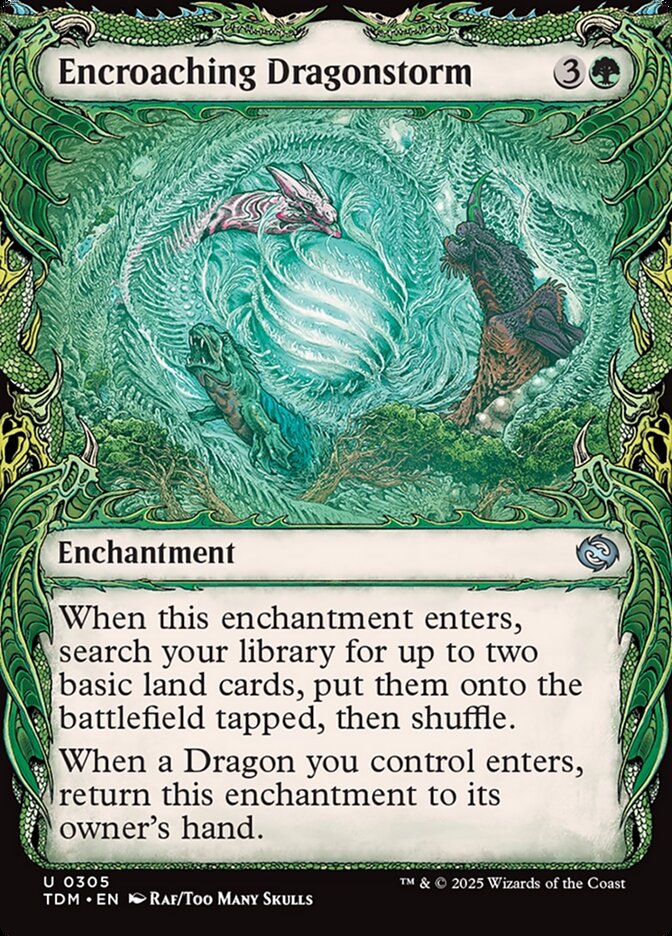 Tempestade de Dragões Invasora / Encroaching Dragonstorm - Magic: The Gathering - MoxLand