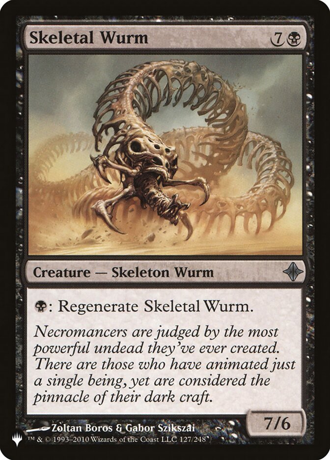 Vorme Esquelético / Skeletal Wurm - Magic: The Gathering - MoxLand