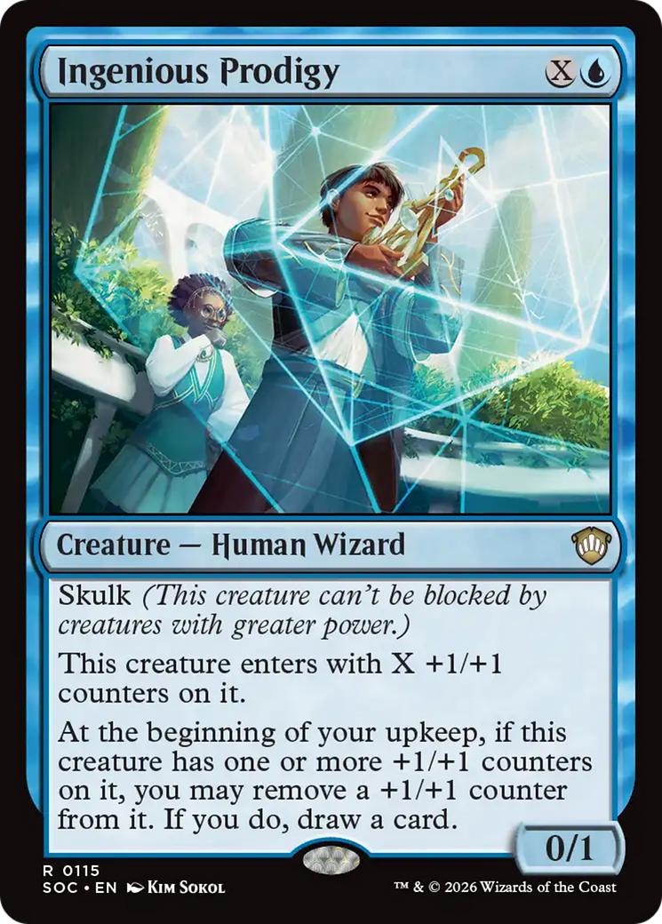 Prodígio Engenhoso / Ingenious Prodigy - Magic: The Gathering - MoxLand