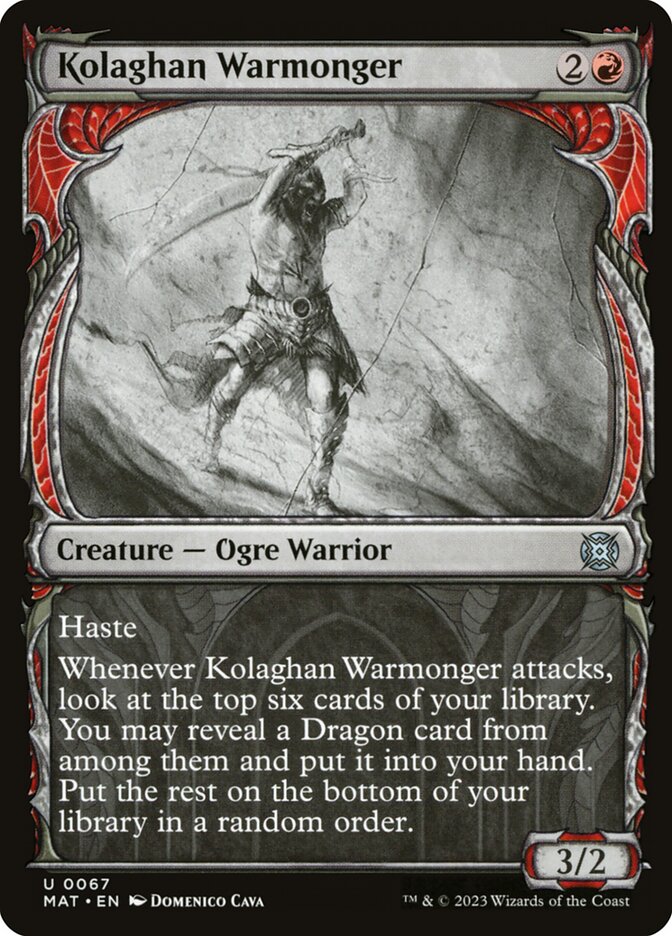 Belicista de Kolaghan / Kolaghan Warmonger - Magic: The Gathering - MoxLand