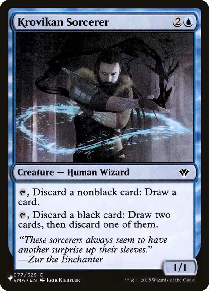 Feiticeiro Krovikano / Krovikan Sorcerer - Magic: The Gathering - MoxLand