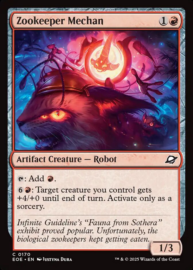 Mecano Tratador de Zoológico / Zookeeper Mechan - Magic: The Gathering - MoxLand