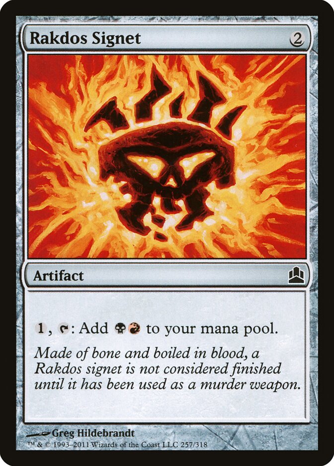 Sinete Rakdos / Rakdos Signet - Magic: The Gathering - MoxLand