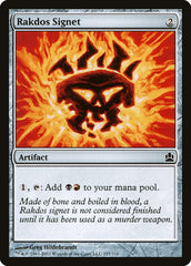 Sinete Rakdos / Rakdos Signet - Magic: The Gathering - MoxLand