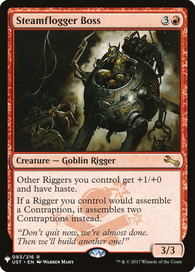 Capitão Vapoflagelador / Steamflogger Boss - Magic: The Gathering - MoxLand