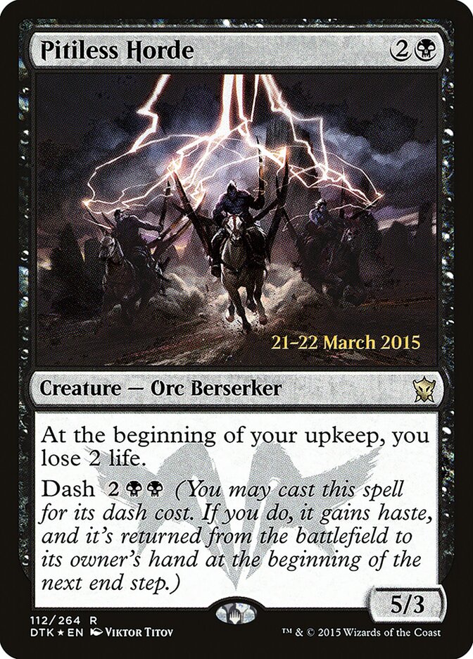 Horda Impiedosa / Pitiless Horde - Magic: The Gathering - MoxLand