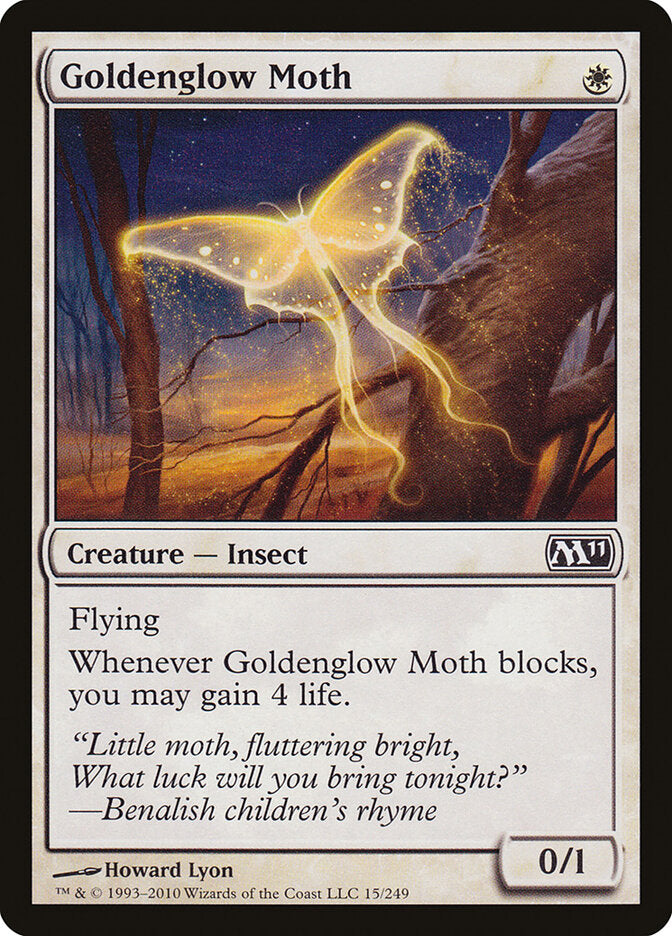 Mariposa da Luz Dourada / Goldenglow Moth - Magic: The Gathering - MoxLand