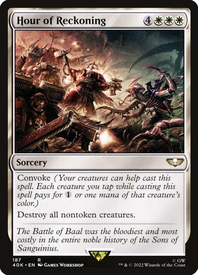 Hora de Avaliação / Hour of Reckoning - Magic: The Gathering - MoxLand