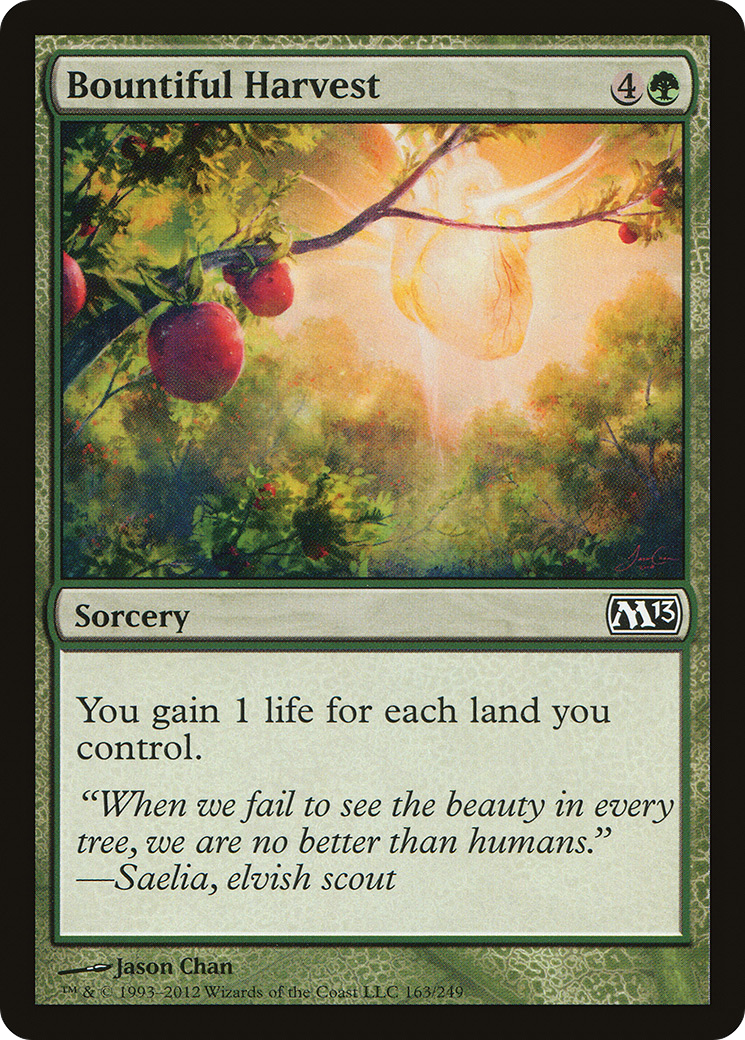 Colheita Abundante / Bountiful Harvest - Magic: The Gathering - MoxLand