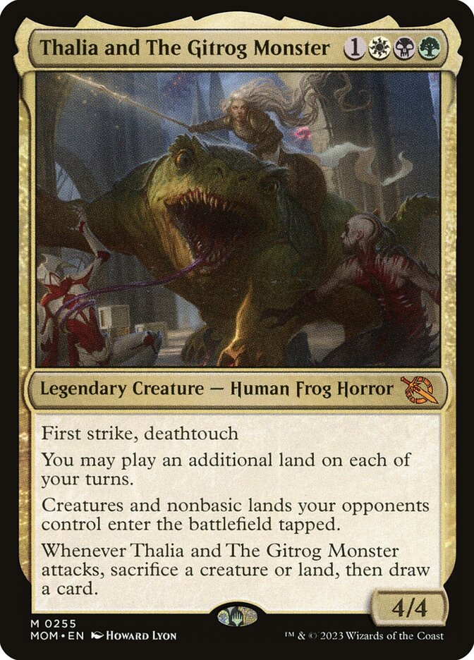 Thalia e O Monstro Gitrog / Thalia and The Gitrog Monster - Magic: The Gathering - MoxLand