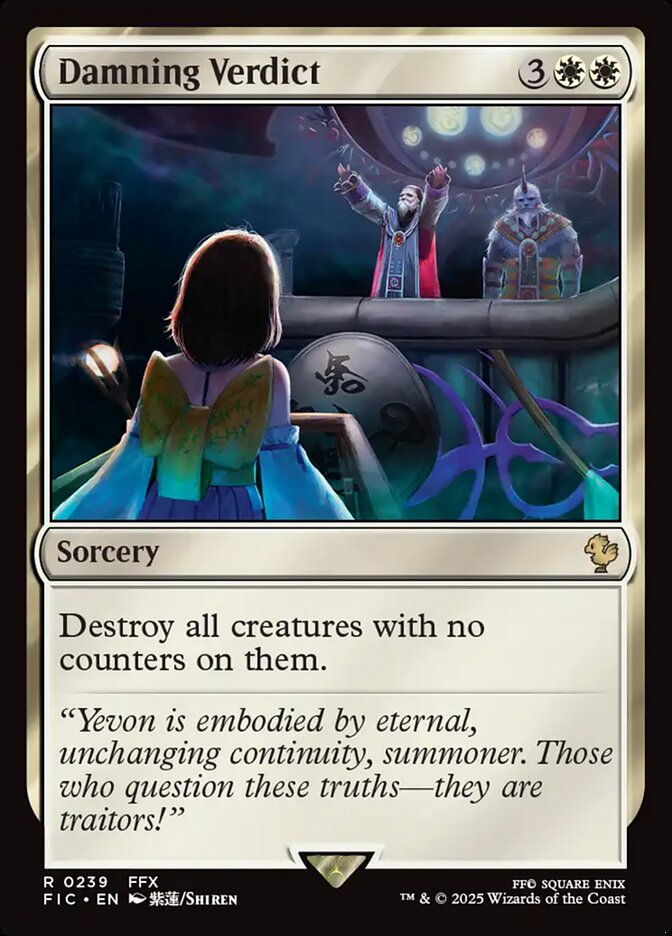Veredito Condenatório / Damning Verdict - Magic: The Gathering - MoxLand