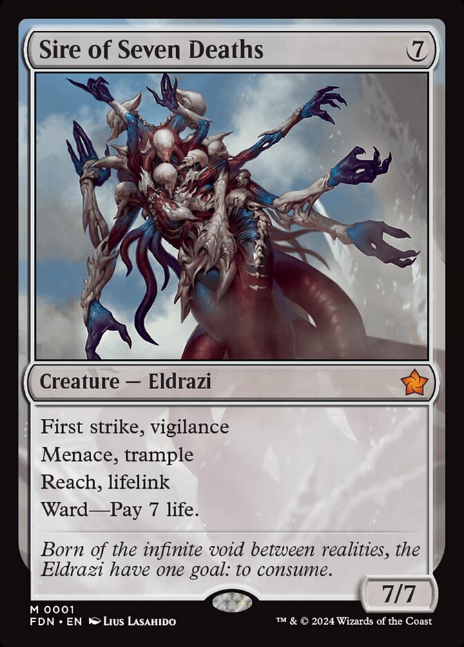 Senhor das Sete Mortes / Sire of Seven Deaths - Magic: The Gathering - MoxLand