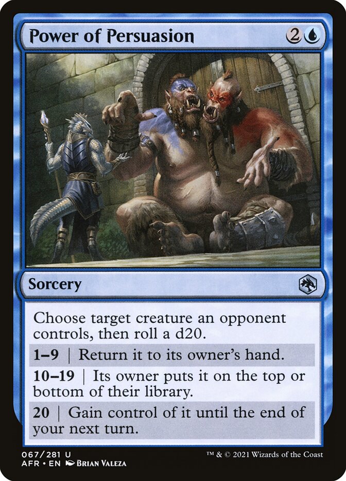 Poder de Persuasão / Power of Persuasion - Magic: The Gathering - MoxLand