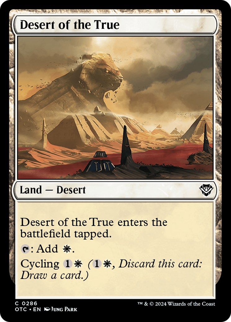 Deserto da Verdadeira / Desert of the True - Magic: The Gathering - MoxLand
